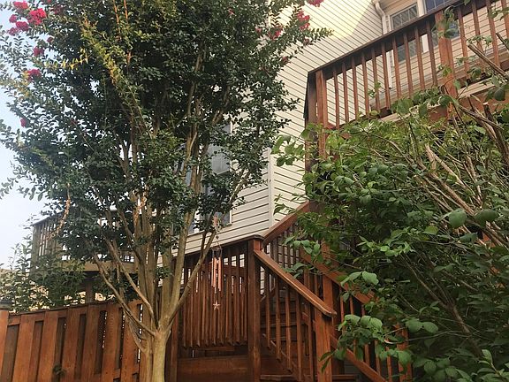 Stairs to main level deck