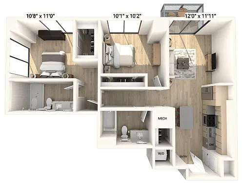 Floor plan B3
