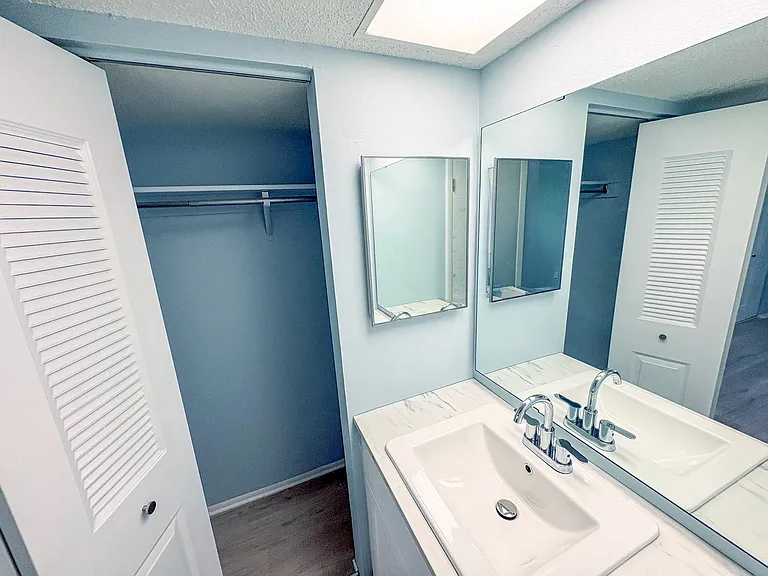 Master bath vanity and closet two