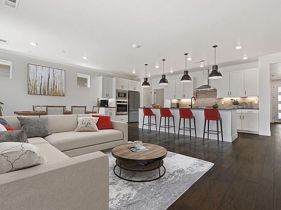 Virtually Staged Kitchen Great Room