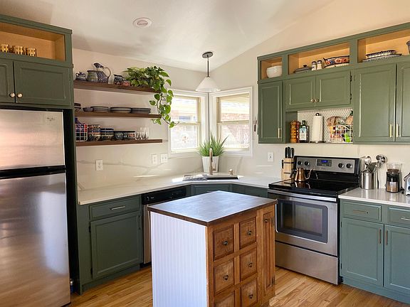 Kitchen with quartz countertops