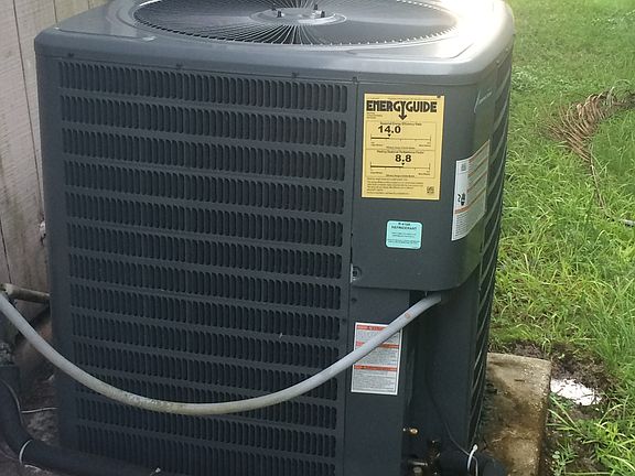 Newly Installed HVAC Unit