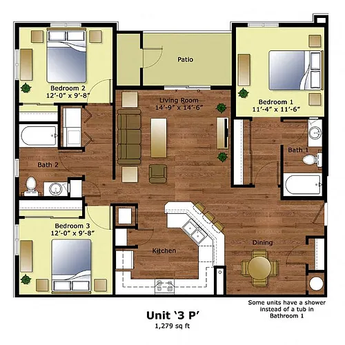 Floor plan 3P