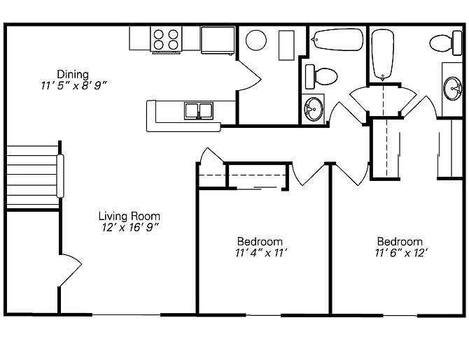 Floor plan The Tudor