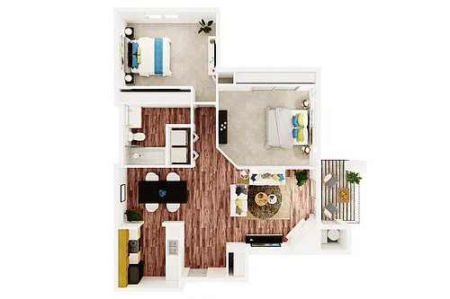 Floor plan COTTONWOOD
