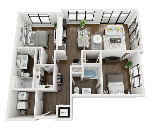 Floor plan The Shepard