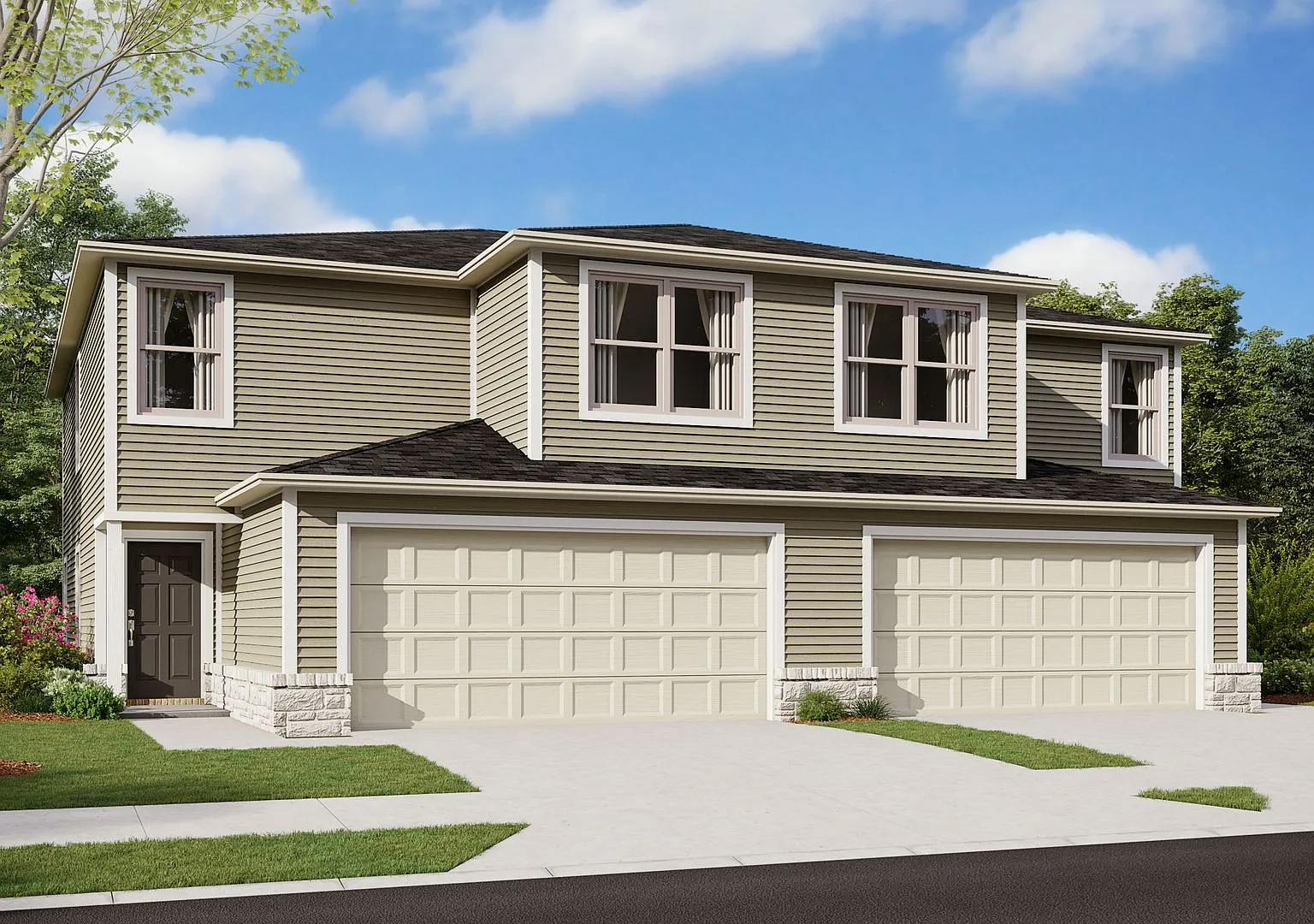 Pre-Leasing Now! | Spacious 4-Bedroom, 2.5-Bathroom Townhome In Redstone Ranch | Full-Service Law... — Photo 1