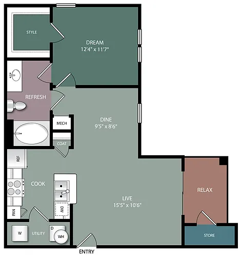 Floor plan A1A