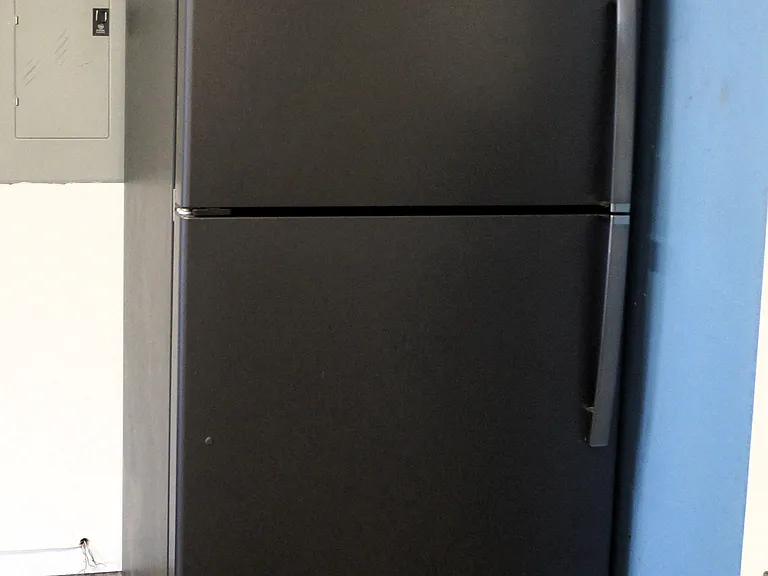 Garage fridge can be removed if you don't want it. It's in very good condition.