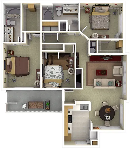 Floor plan Residence 7 Luxury
