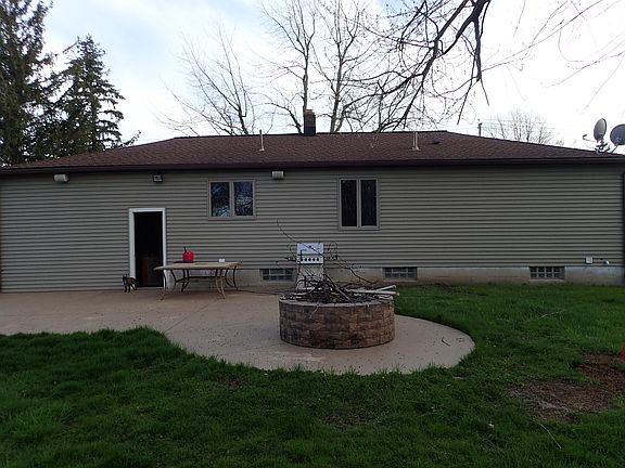 Rear of house