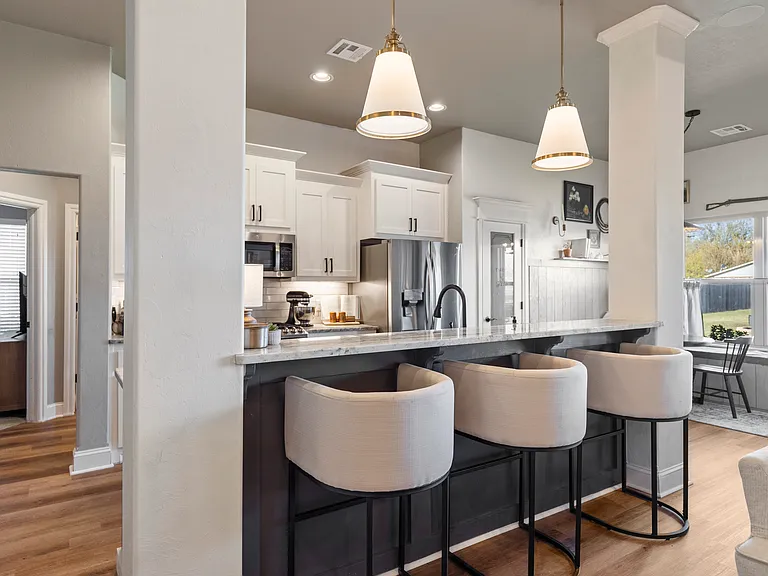 Bartop counter and kitchen