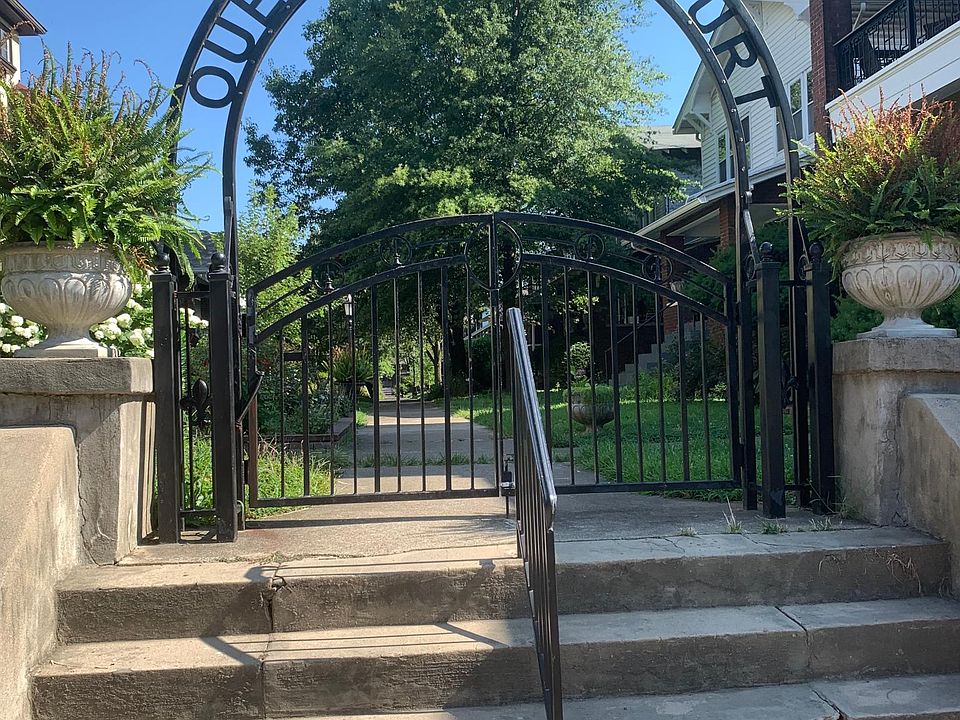 Front gate into Court