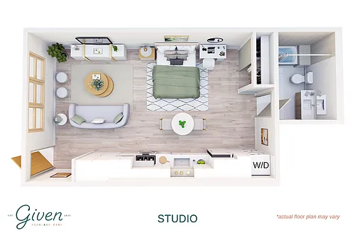 Floor plan Studio