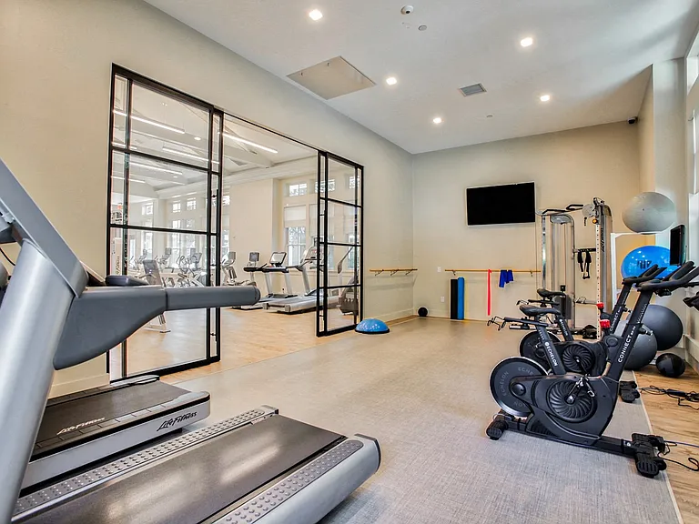 Spinning studio with Echelon bikes