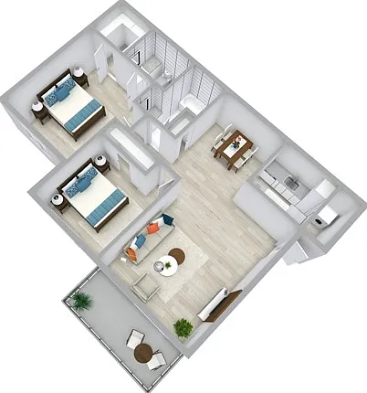 2x2 994 SqFt Renovated 2x2 994 SqFt Renovated