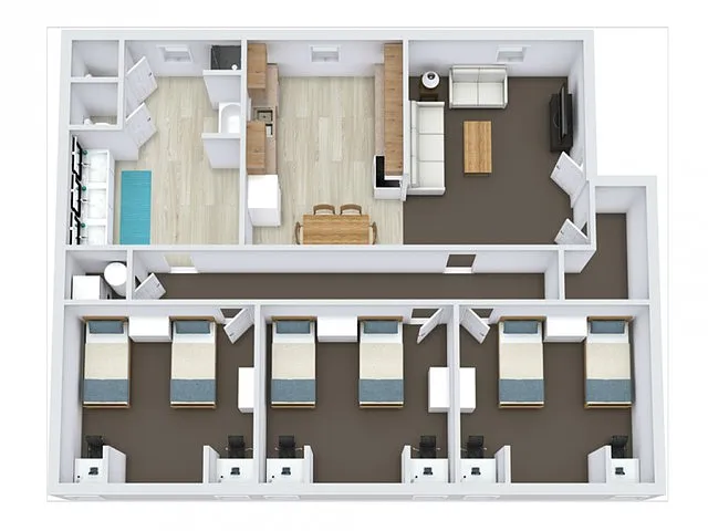 Floor plan 3 X 15