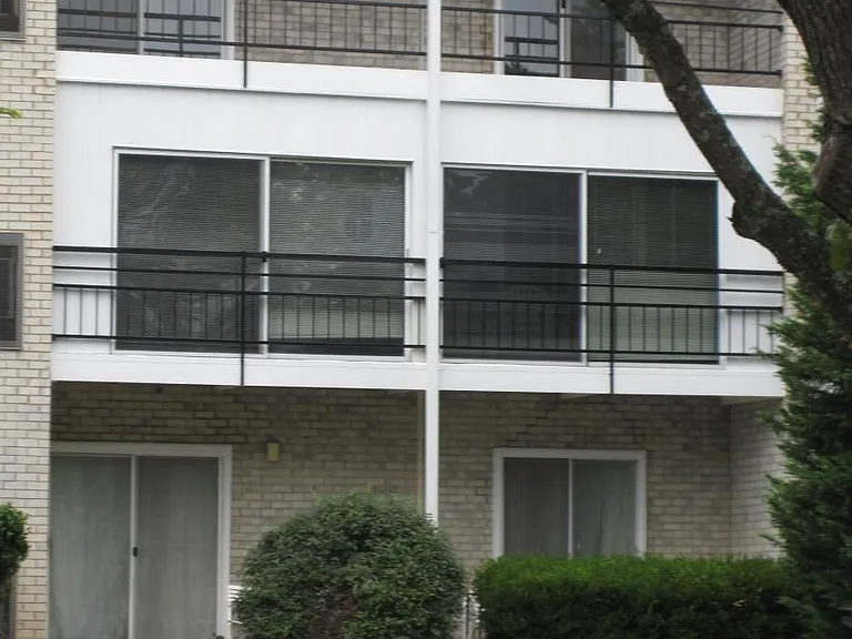 Looking at the open balcony
