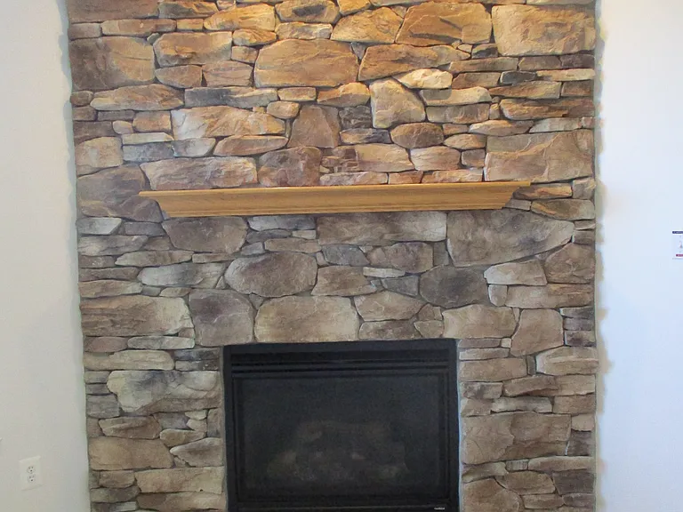 Close up of Gas Fireplace