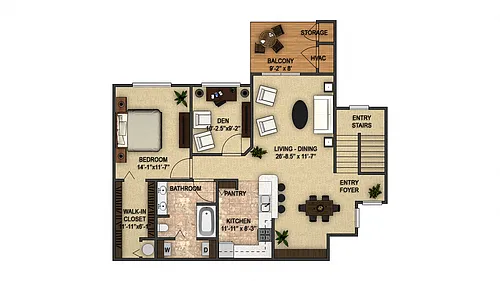 Floor plan Birchwood 2nd Floor