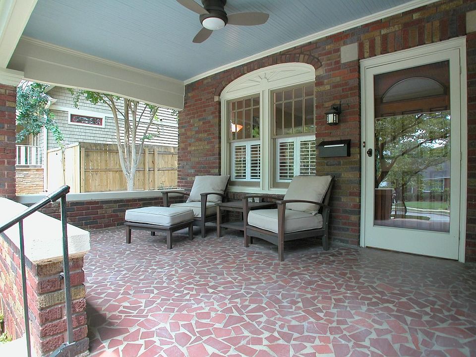Welcoming and relaxing front porch