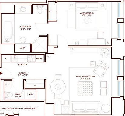 2nd image of 55 Wall St APT 806