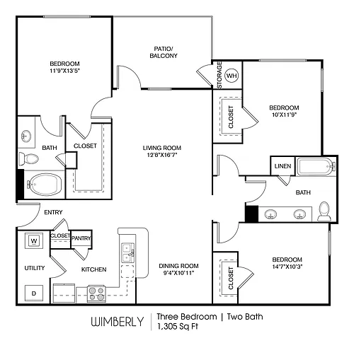 Floor plan C1 - Wimberly