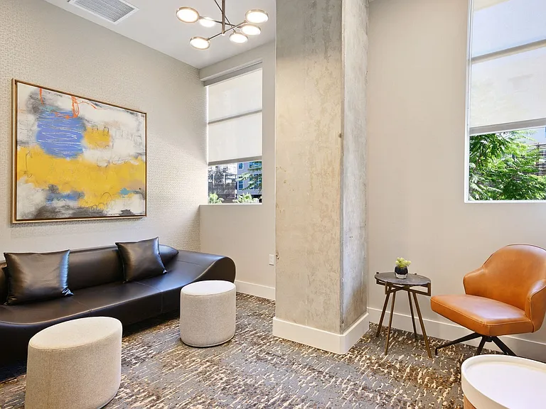Work from home in one of the many amenity work spaces