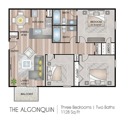 Floor plan The Algonquin