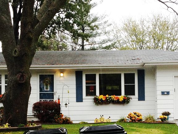 front of home in fall