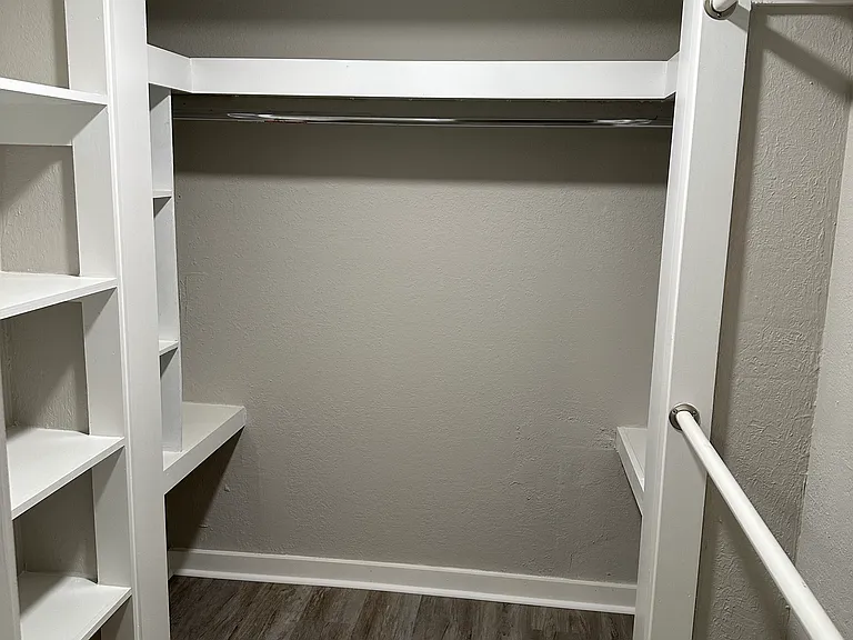 Main bedroom walk-in closet.