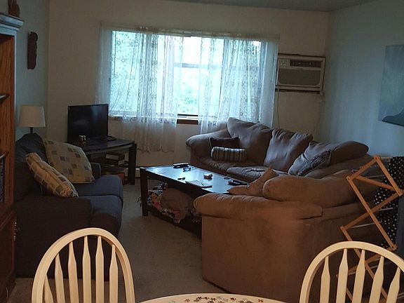 Large living room/dining area