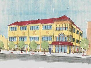 Rendering of Proposed 20,000 s.f. building