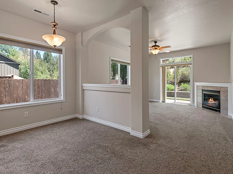 Dining Area & Living Room.