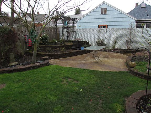 Back Yard with Patio Area