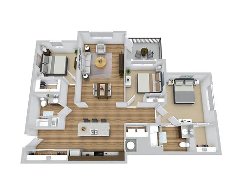 Floor plan 3 Bedroom