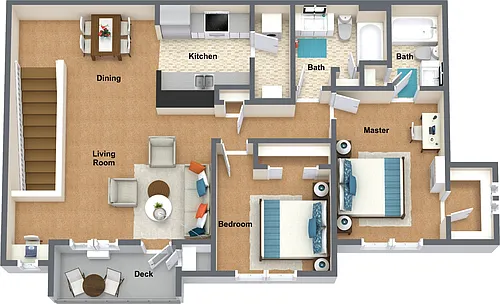 Floor plan Chardonnay- Townhome
