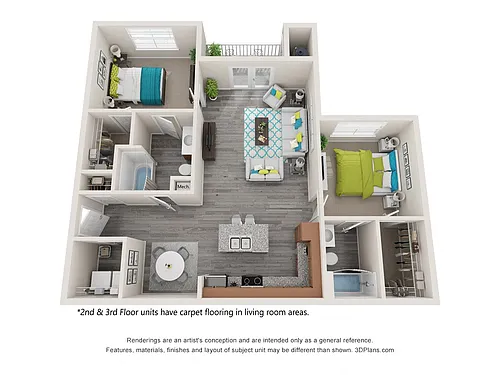Floor plan Palm Currituck