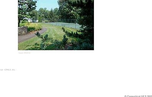 One of two tennis courts