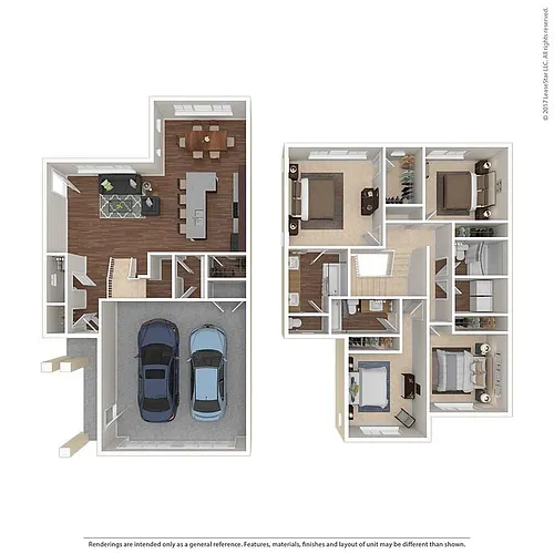 Floor plan Hawthorne Twin Home