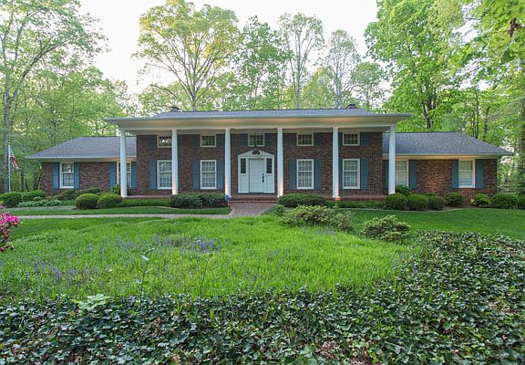 Front yard view of house