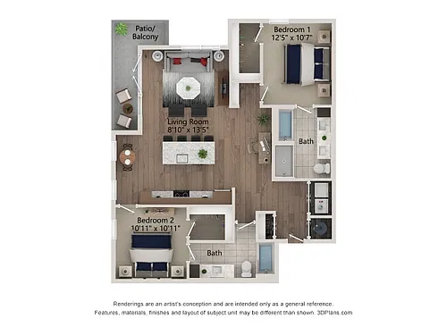 Floor plan B8