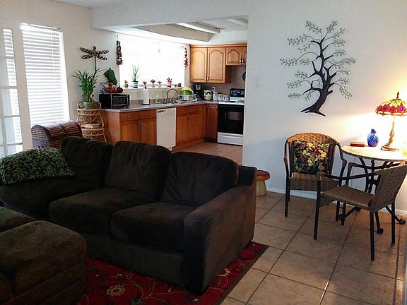 Den into kitchen