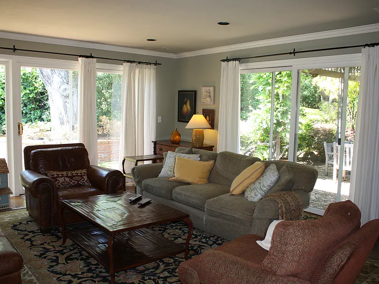 Family Room when furnished
