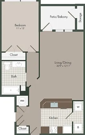 The Pier | 1 Bedroom | 1 Bath | 868 SF The Pier | 1 Bedroom | 1 Bath | 868 SF