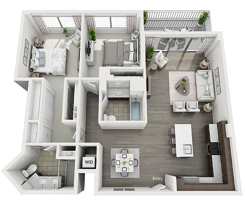 Floor plan Furnished-f-B2-1313