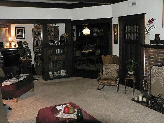 Living room looking into dinning room.