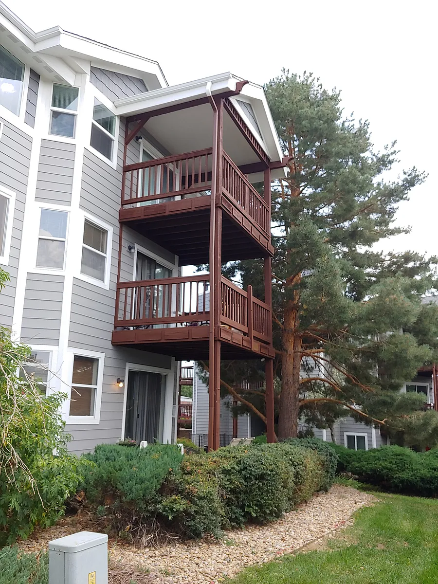 View of Your Large Top Floor Deck - 17652 E Loyola Dr #2031L