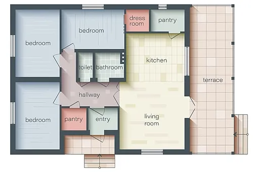 Floor plan The Wellington