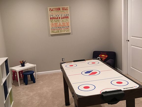 Basement playroom/tv room